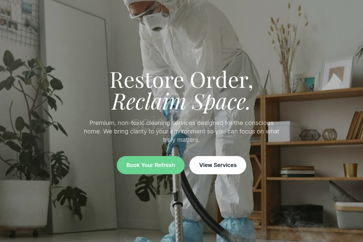Organized Green Cleaning